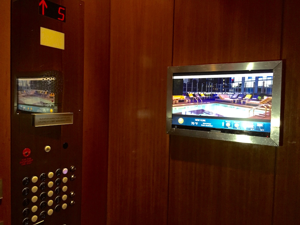 Gansevoort Hotel Group Gives Its Elevators a "Lift" with Digital Signage