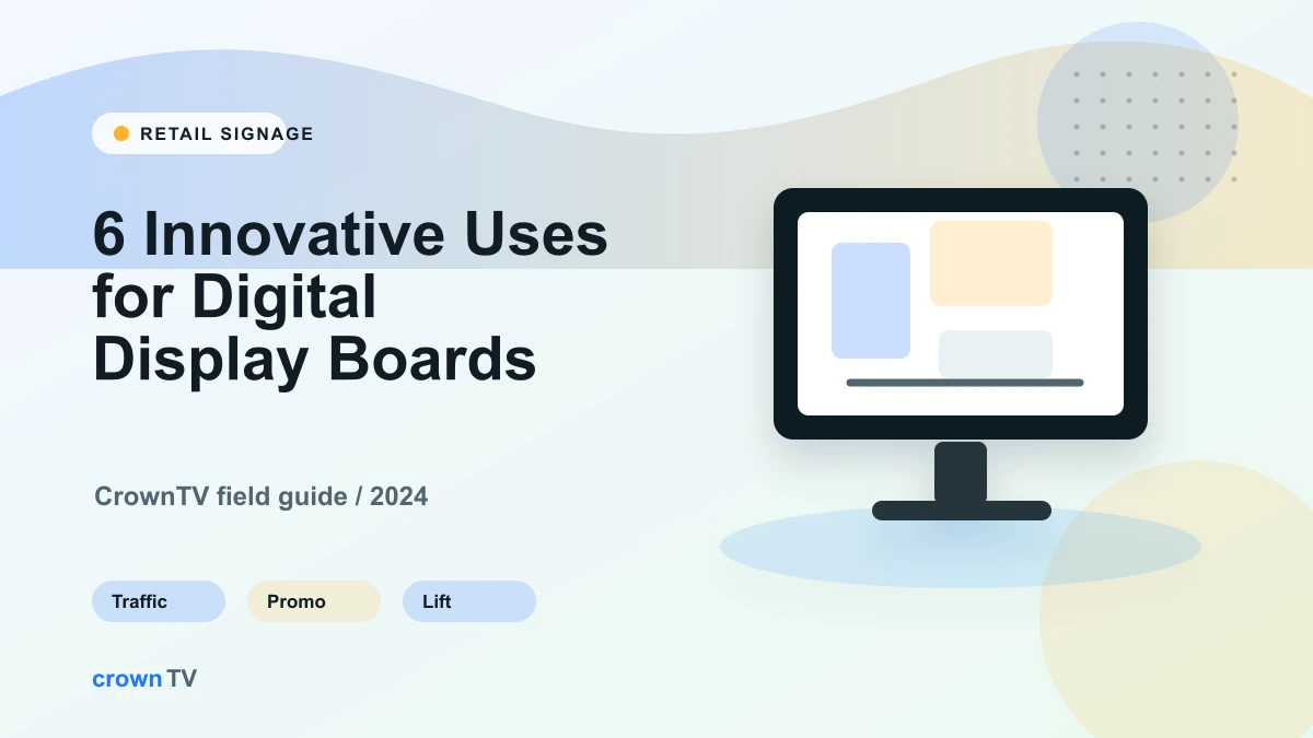 6 Innovative Uses for Digital Display Boards (2026 Guide)