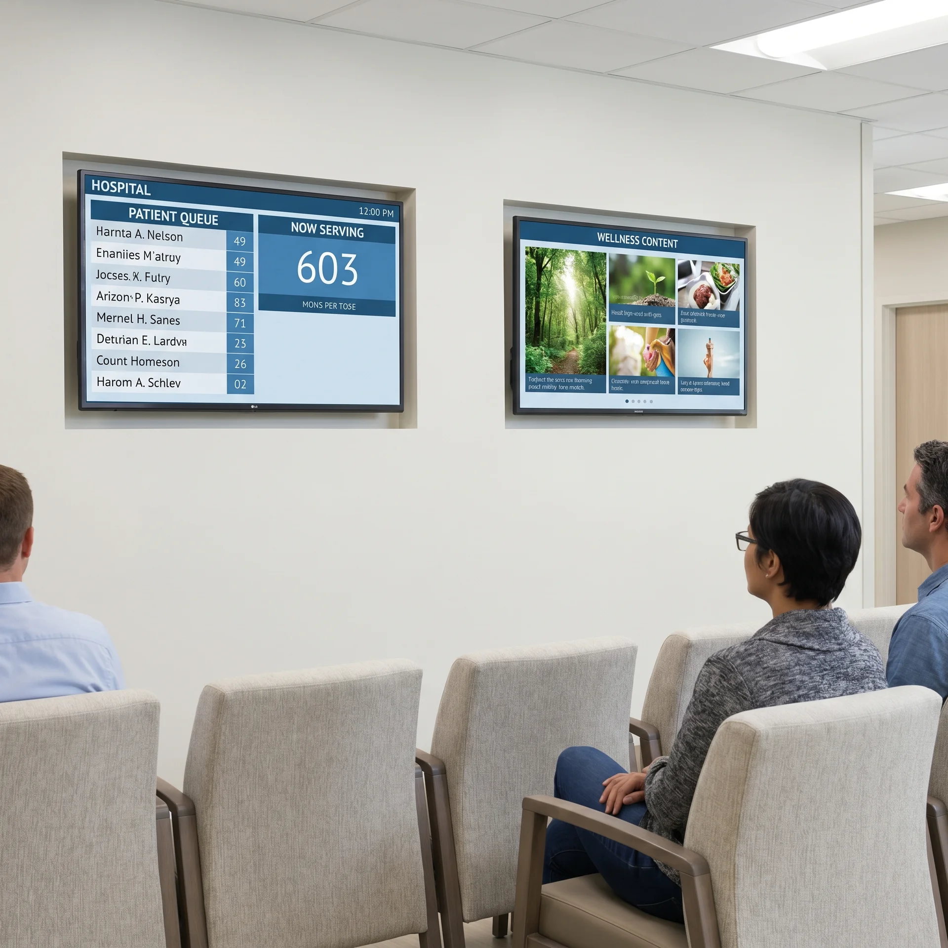 Clinic, dental, and pharmacy programs — CrownTV install in healthcare.