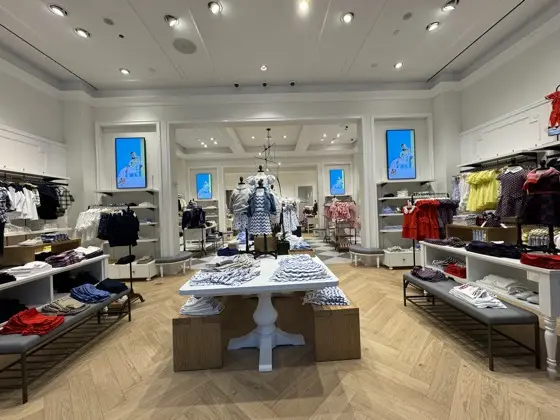 CrownTV digital signage at Janie and Jack Store