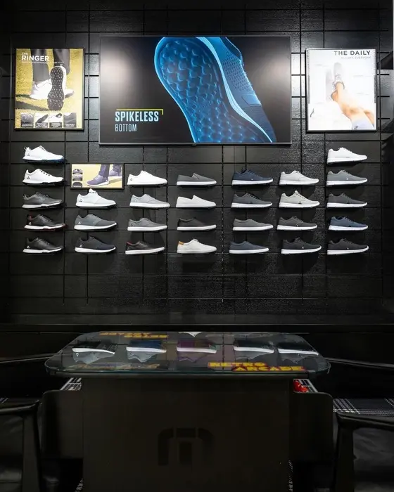 CrownTV digital signage at TravisMathew Store