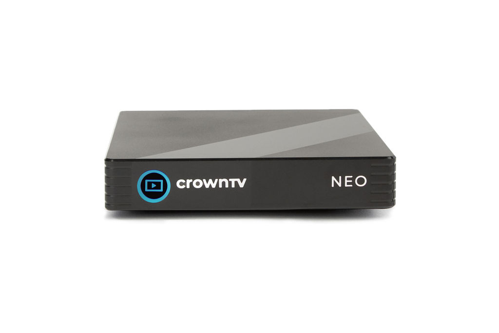 Front view of the CrownTV NEO media player