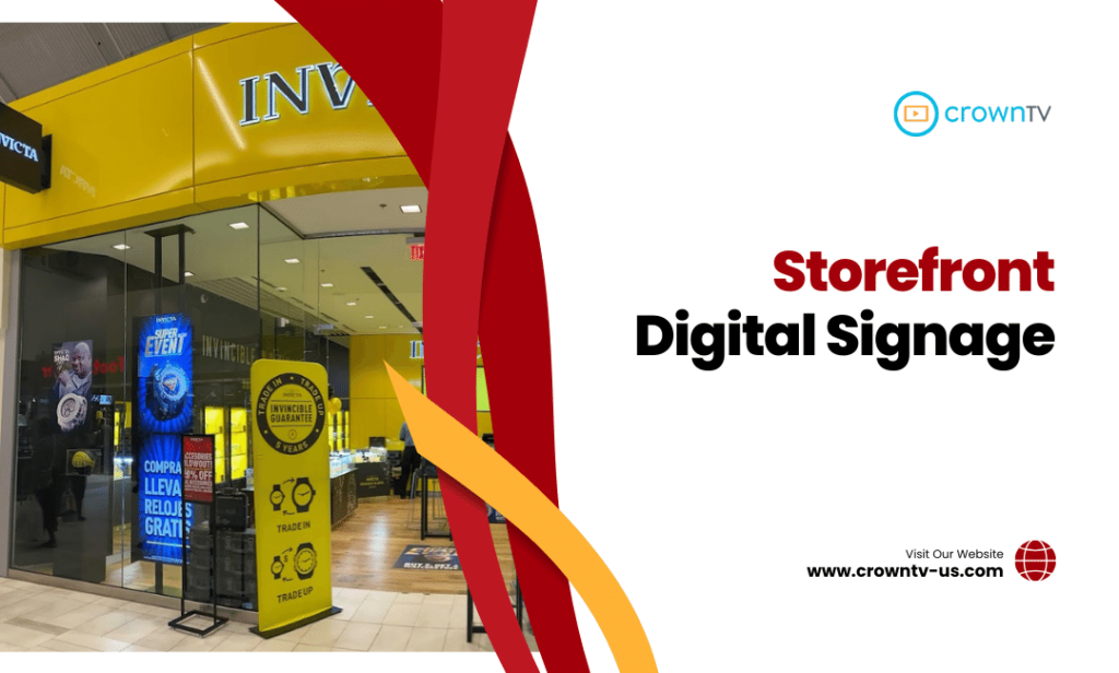 Storefront Digital Signage