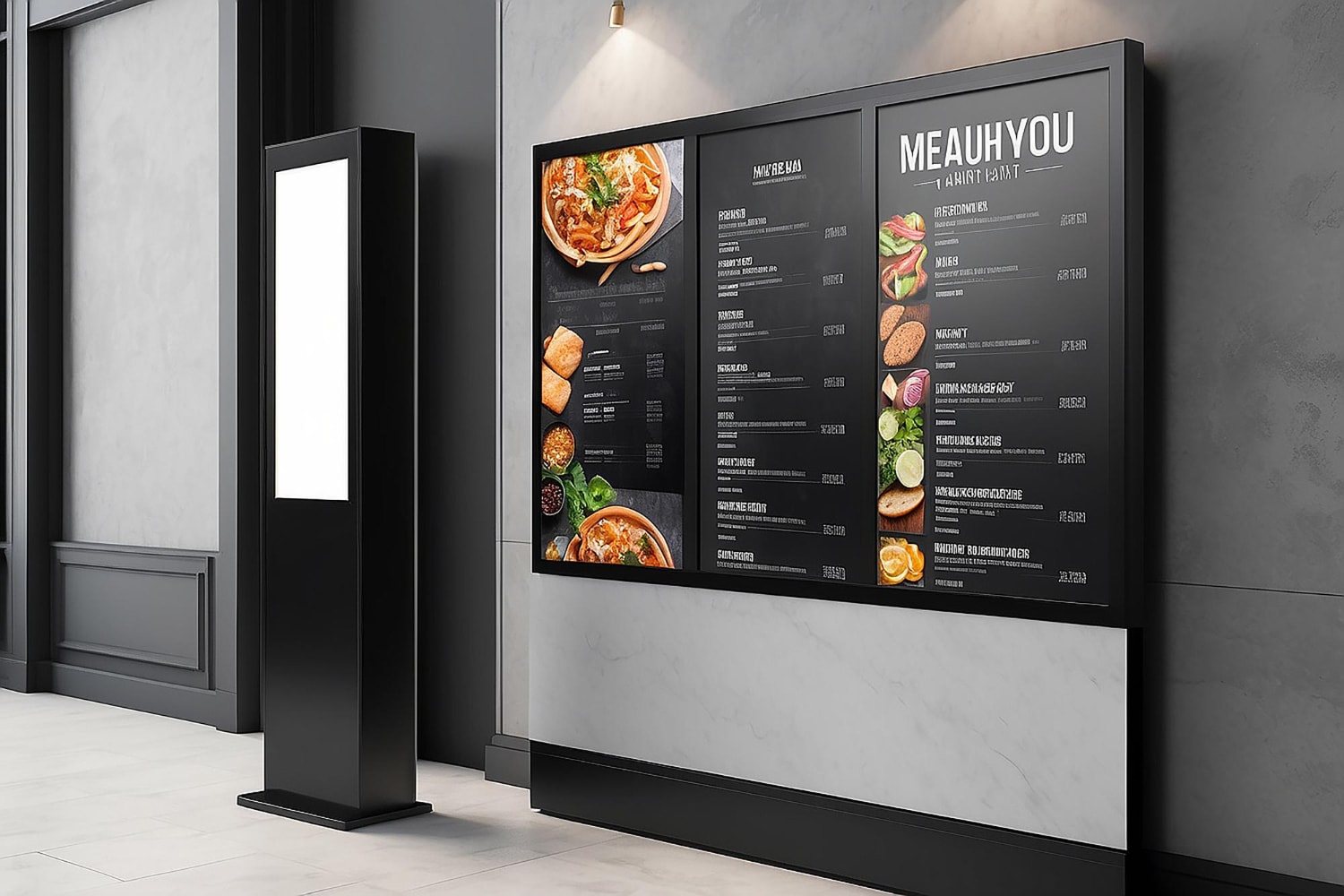 restaurant tv menu boards