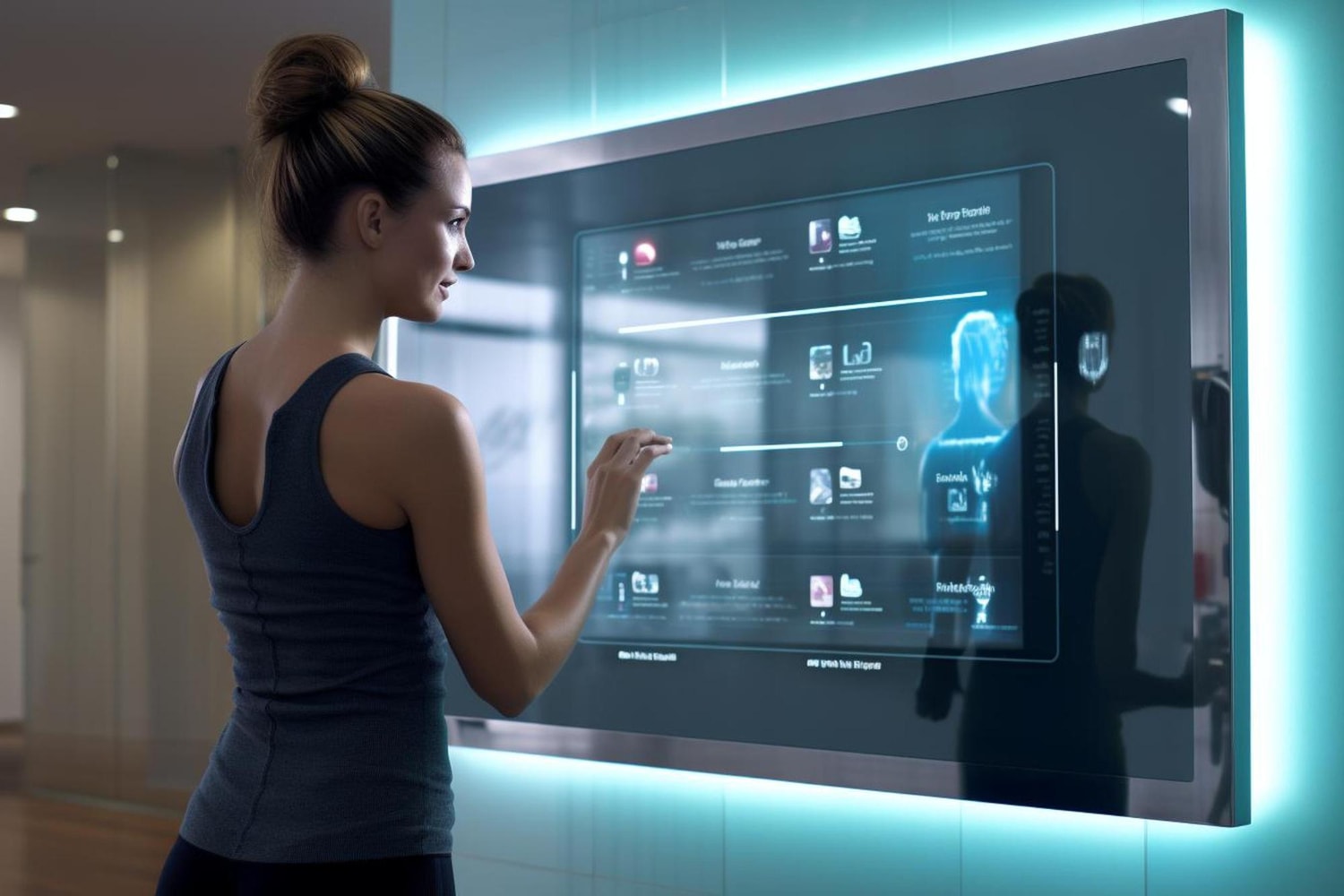 gym digital signage