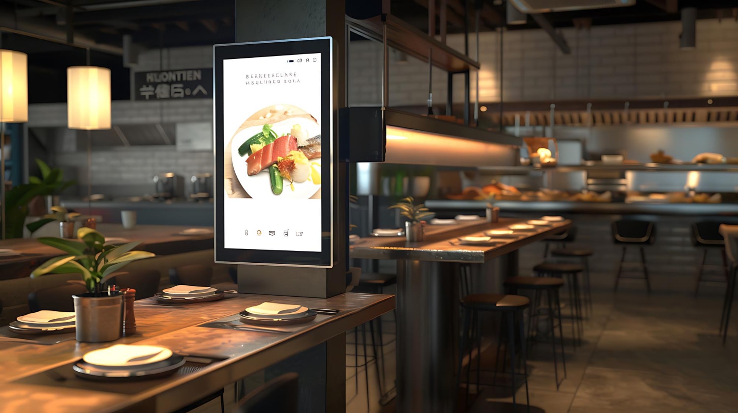 digital signage in restaurants