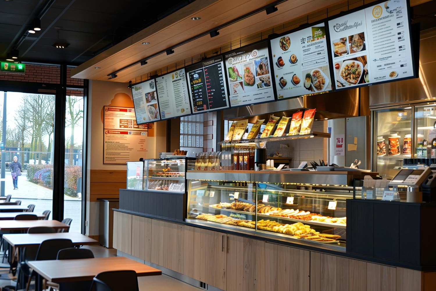 digital signage in restaurants