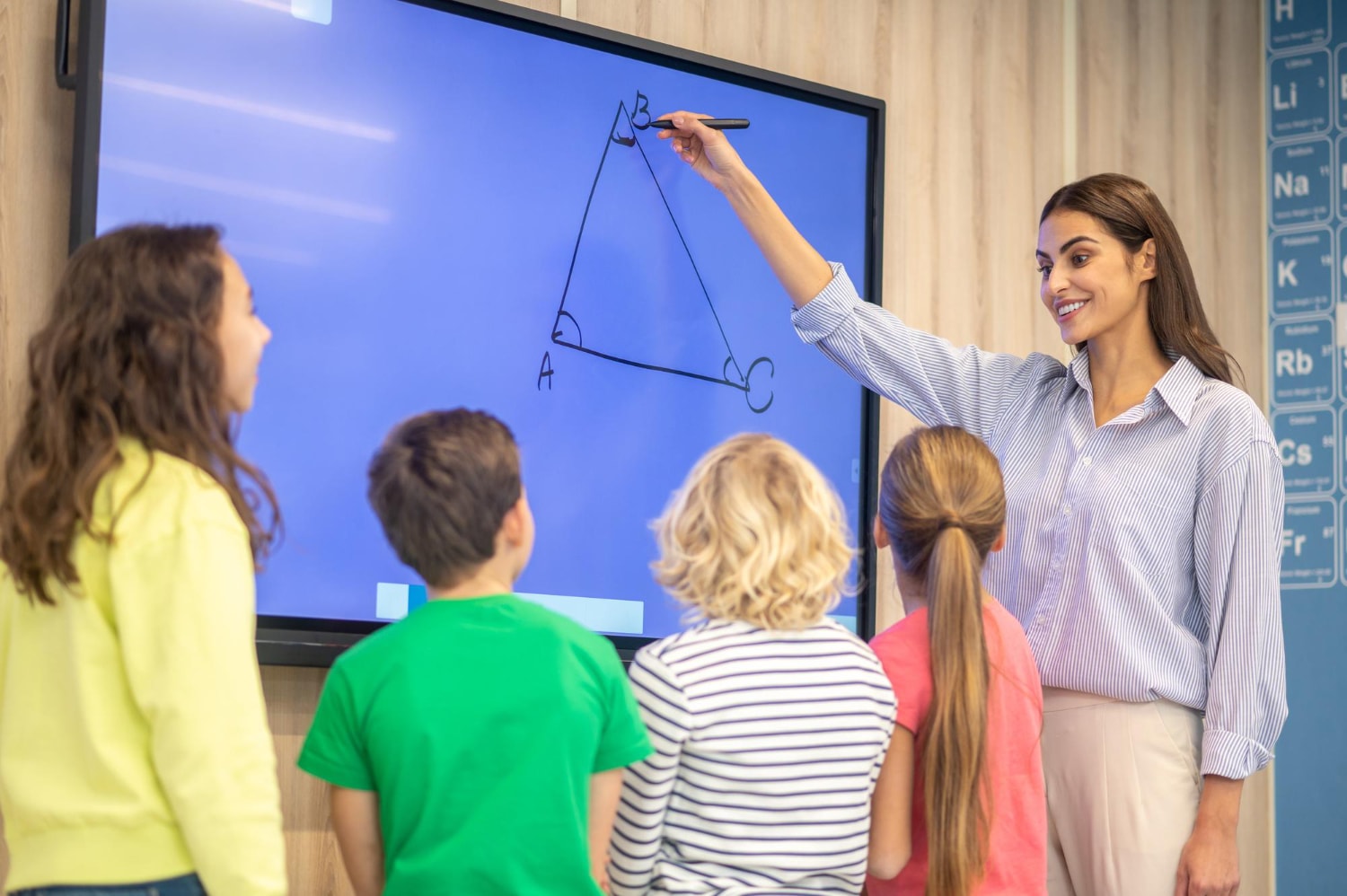 static bulletin boards, students informed