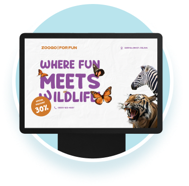 Digital Signage for Amusement Parks & Zoos in Alaska